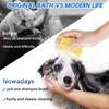 Pet Bathing Brush Soft Cat Massage Comb Remove Floating Hairs Dog Shampoo Brush Pet Washing Supplies