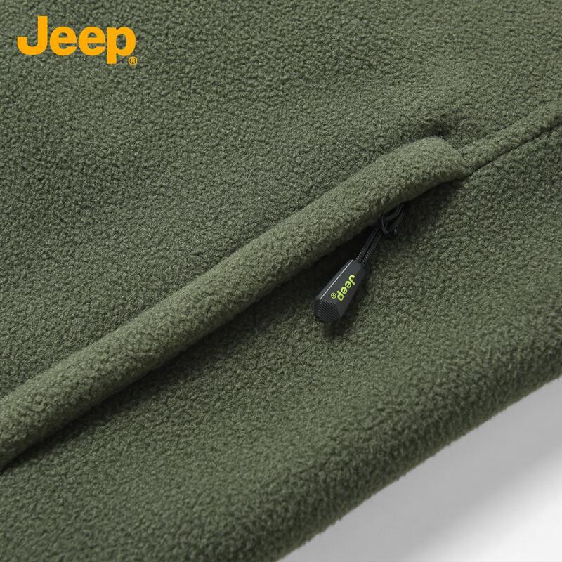 Jeep Мужской осенне-зимний флисовый кардиган