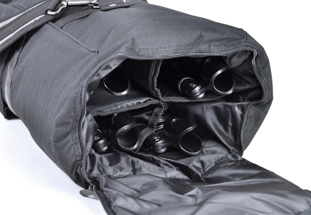 KC Mic Stand Bag Black Regular 4-Slot MSB-45