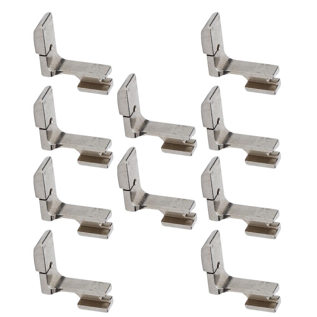 10 шт. Лапка для присборивания, нержавеющая сталь, универсальная, аксессуары для промышленных швейных машин