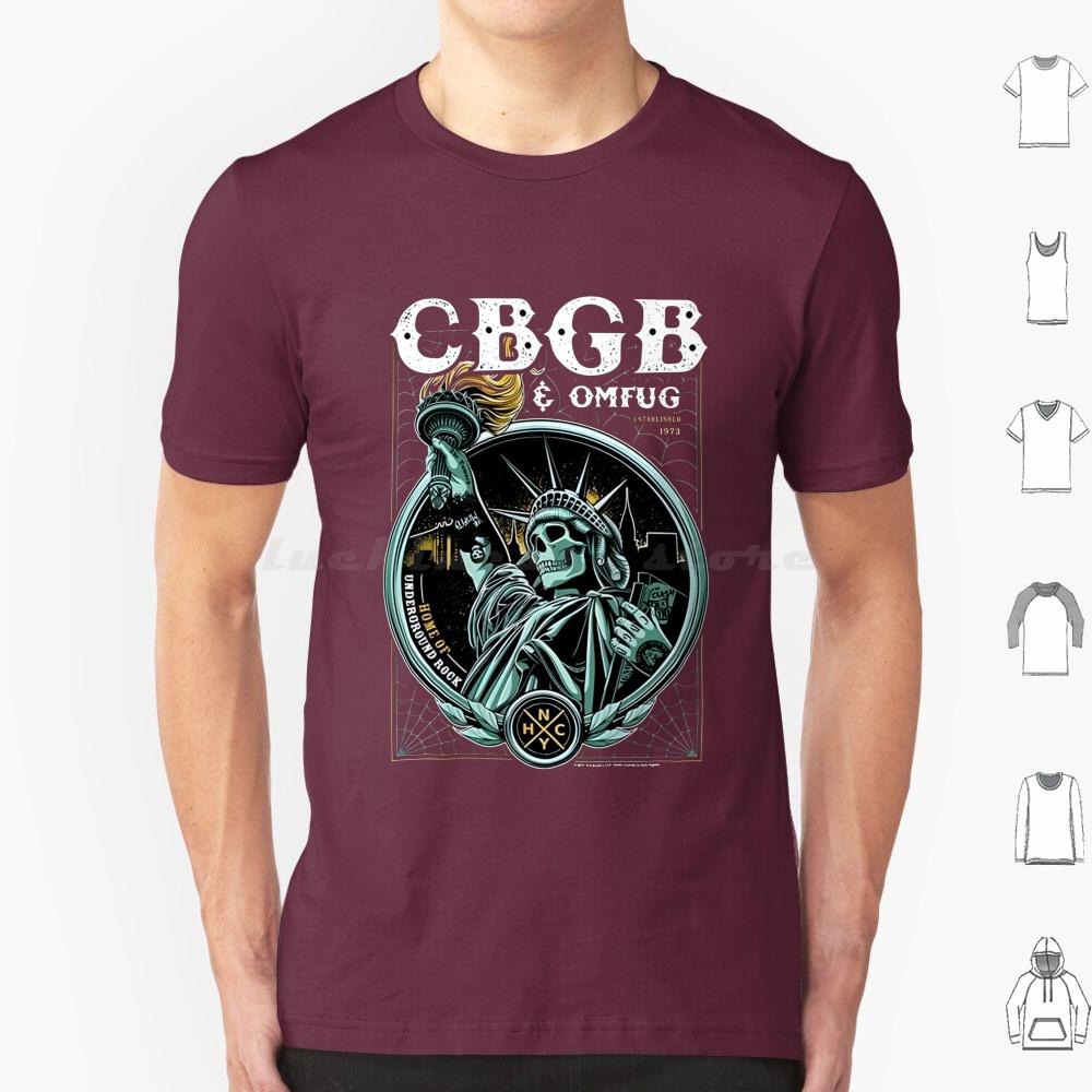 Cbgb Home Underground Rock T Shirt 6xl Cotton Cool Tee Home Music Club Cbgb Omfug Underground Punk Blues Bands Record Country