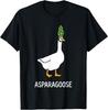 Смешная футболка для любителей гусей-спаржи Asparagoose