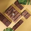 Simple Walnut Vintage Jewelry Ring Showcase Stand Creative High-end Light Luxury Jewelry Display Tray Storage Jeweler Counter  Ornaments Accessory