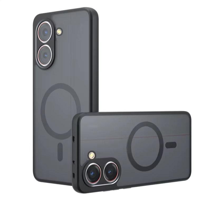 Для Redmi A5 Fusion Magsafe Магнитный акриловый матовый чехол для Xiaomi POCO C71 Ударопрочный прозрачный чехол для телефона Бампер