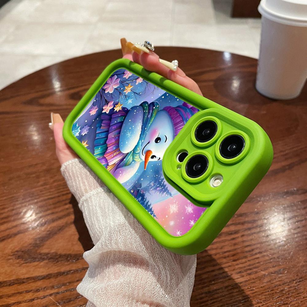 N116 Счастливого Рождества С Новым годом арт Мягкие чехлы для телефонов Angel Eyes для iPhone 16 15 14 13 11 Pro Max 8 7 6s Plus 12 mini XR XS Max Противоударный чехол