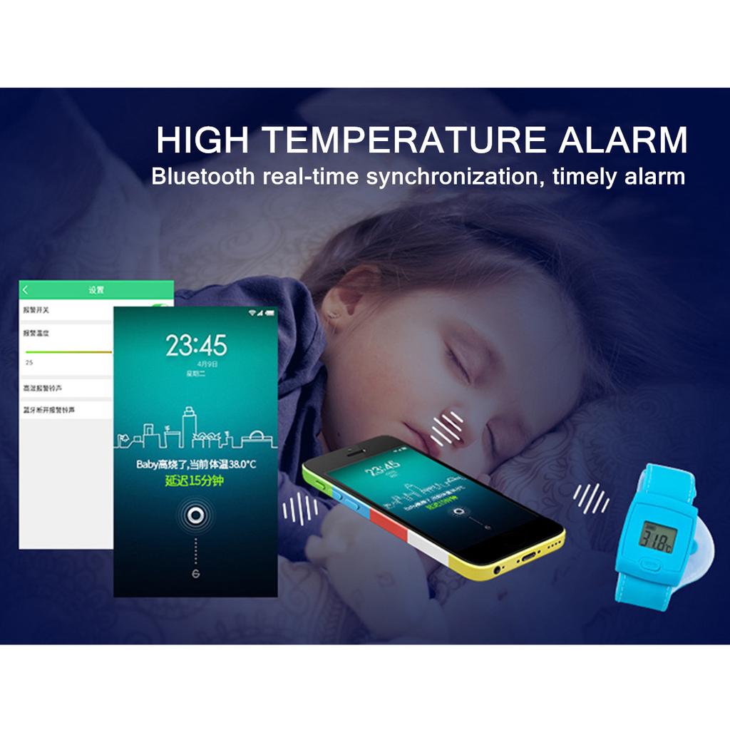 Kids bluetooth Smart Watch Thermometer Bracelet Children Temperature Monitor