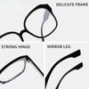 Fashion Large Frame Square Anti Blue Light Glasses Men Women Europe and America Piece Together Color Eyeglasses