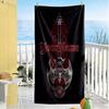 Gothic Illustrations Customize Your Name Beach Towel Soft Durable Quick-Dry Suitable for Sports Travel Swimming Yoga Bathroom Beach And Pool