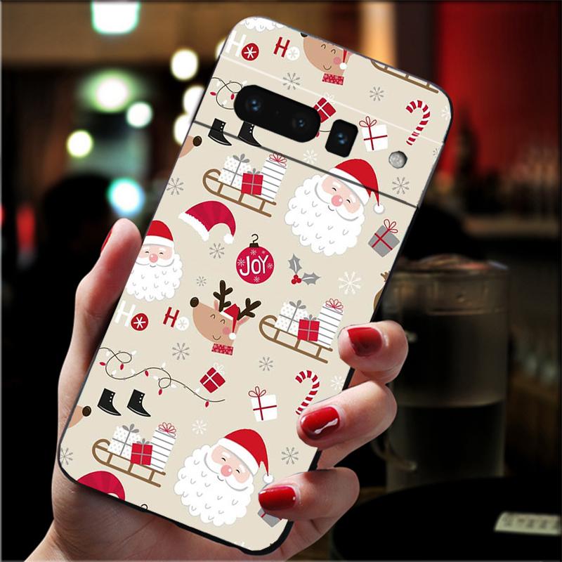 Phone Case For Google Pixel 10 9 Pro XL 10 9A 8 7 6 Pro Pixel 8A 7A 6A Pixel 8 7 6 5 Christmas Art