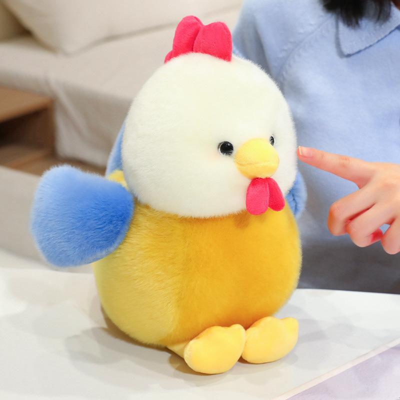 Cute Plush Hen Chicken Toy, Realistic Hen Stuffed Animal, Soft Brooder Chick Decorative Gift for Kids