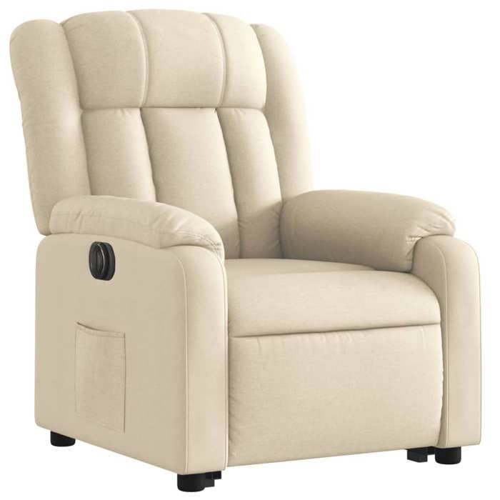 VidaXL Fauteuil Inclinable Électrique, Chaise de Relaxation avec Dossier et Repose-pied Réglables, Siège de Salon, Moderne, 3205349