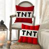Game T-TNT Block Explosion Pillow Case Plush Fabric Soft Double-Sided Printed Sofa Warm Winter Home Gift Cushion Cover