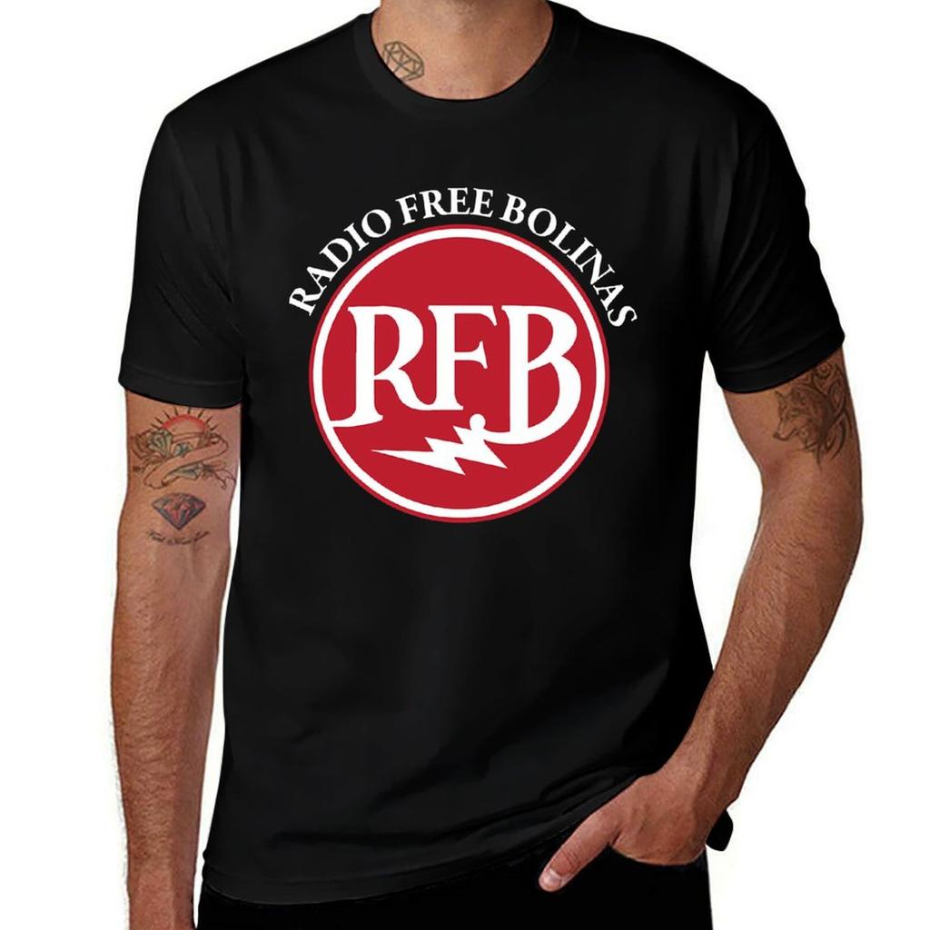 Radio Free Bolinas Rfb Tshirt Basic Solid Tee For Daily Use Tshirt