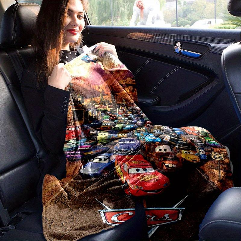 1pc. Cartoon Car Theme Blanket, Soft Throw for Home Decor, Perfect Gift for Family and Friend, Suitable for All Seasons, Vibrant Colors and Cute Desig