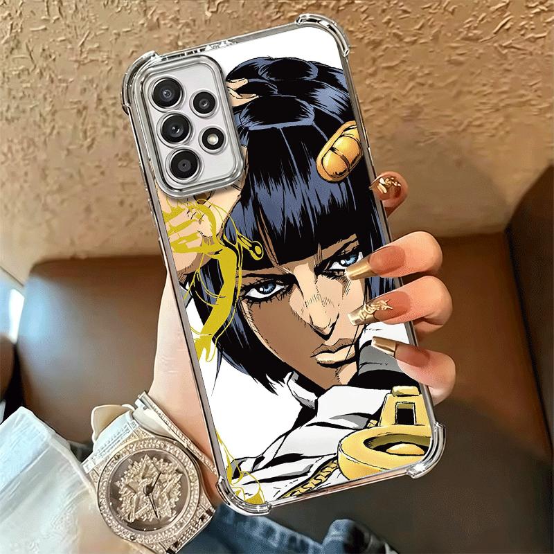 JoJo Adventure Бруно Буччеллати Мягкий чехол для телефона для Samsung A17 A27 A07 A37 A57 A16 A56 A15 A55 A14 A54 A13 A53 A26 A36 A25 A35