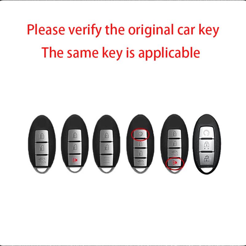 Interior Mouldings Zinc Alloy Folding Car Key Shell Case Fob Cover For NISSAN Maxima Altima Versa Sentra Sunny Sylphy Teana Qash