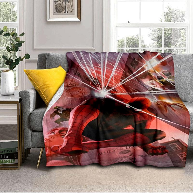 Red Spider Art Blanket Lightweight Ideal Bedding Blanket Perfect for Travel, Camping, Living Rooms, Offices, Sofas, Fan Christmas gift