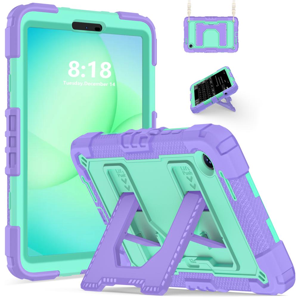 Rugged Armor Tablet Case For Samsung Galaxy Tab A11 LTE 8.7" A11 8.7inch X133 X135 Heavy Duty Shockproof Stand Hard Cover