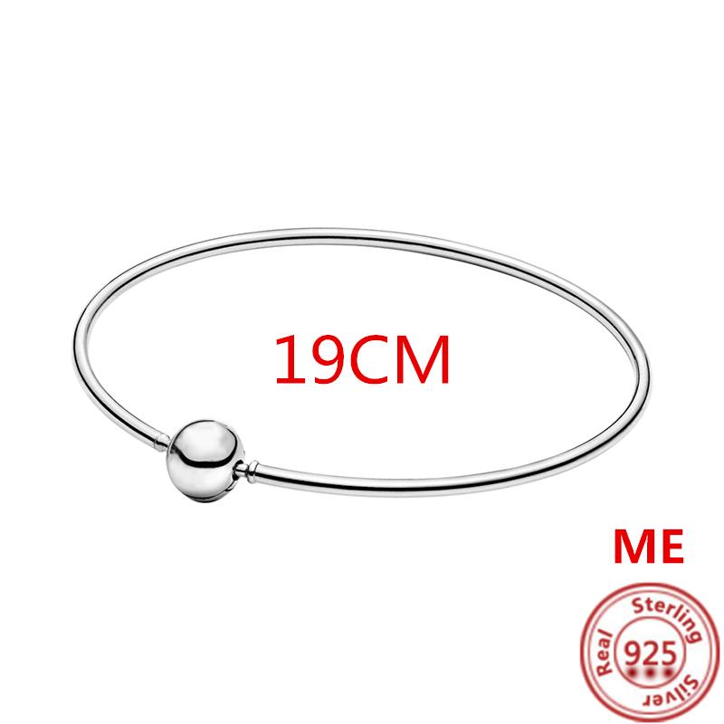 Кольцо Me из стерлингового серебра 925 пробы с круглым разъемом, двойной браслет, подходит для оригинального браслета-цепочки Me Link, ювелирные изделия