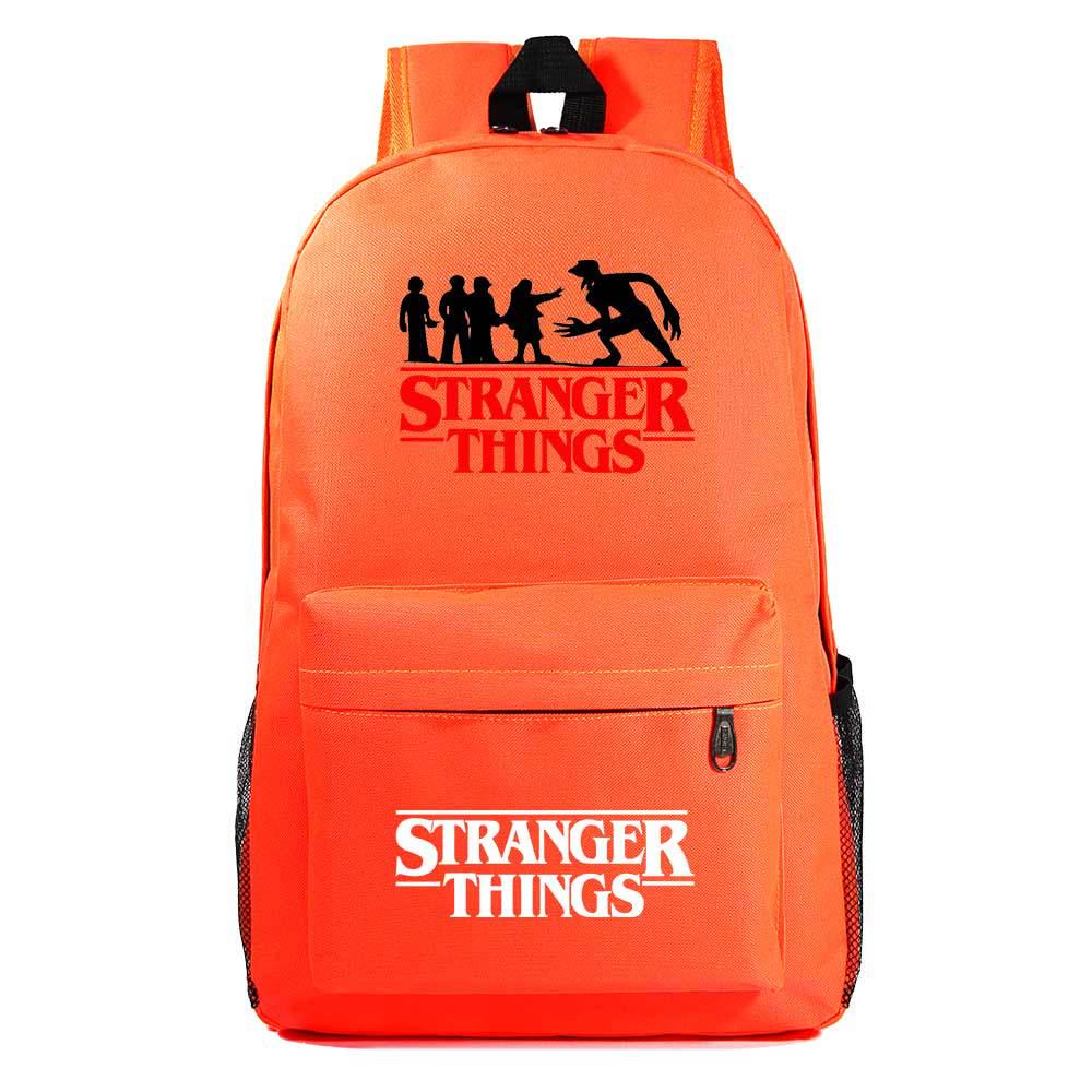 Школьный рюкзак Stranger Things, мужской и женский повседневный рюкзак CLE