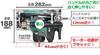 HiKOKI Hitachi Electronic Circular 165mm Blade Reverse Bevel Cutting Depth LED (formerly Koki) Deep-Cut Saw, Diameter, 1050W, 5° Mechanism,