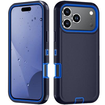 Прочный противоударный чехол-броня 3-в-1 для IPhone 17Air 16 15 14 Plus 13 12 11 Pro Max, жесткий материал PC+TPU, чехол-защитник