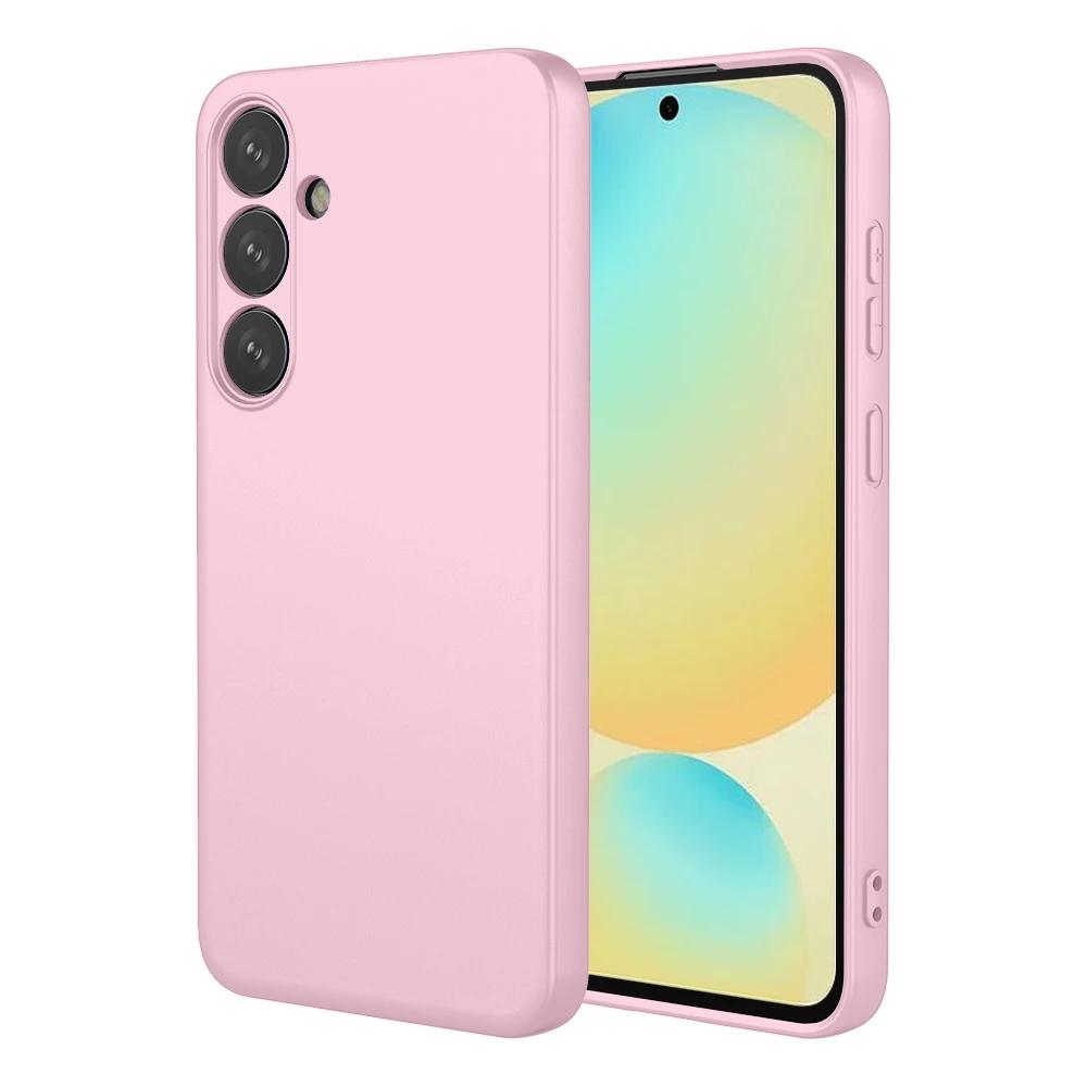 Гибкий чехол из жидкого силикона ТПУ для Samsung Galaxy A16 5G A06 A15 A25 A35 A55 A05S A14 A24 A34 A54 Защитная накладка Coque Capa