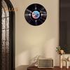 Vinyl Record Wall Clock High Accuracy Quiet Operation Battery Operated Music Room Decor Decoration Art Hanging Clock