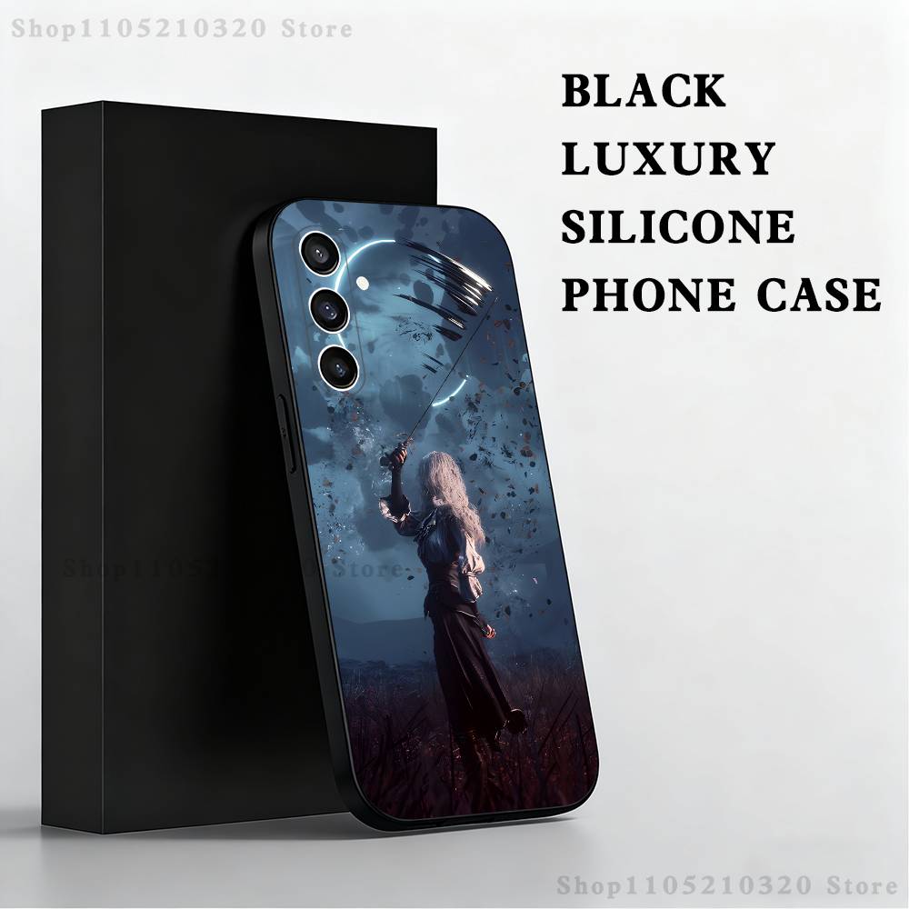 C-Clair O-Obscur Expedition 33 Чехол для телефона Samsung S25, S24 Ultra, S20, S30 plus, S22 plus, S23, S30 Ultra 5G Силиконовый Черный Корпус