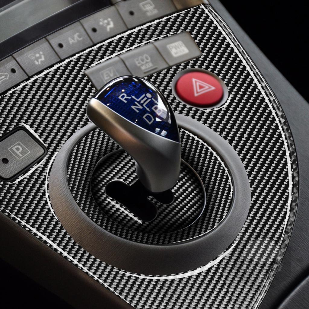 Для Toyota Prius 3th 2010 2011 2012 2013 2014 2015 аксессуары из углеродного волокна коробка переключения передач панель наклейка отделка салона