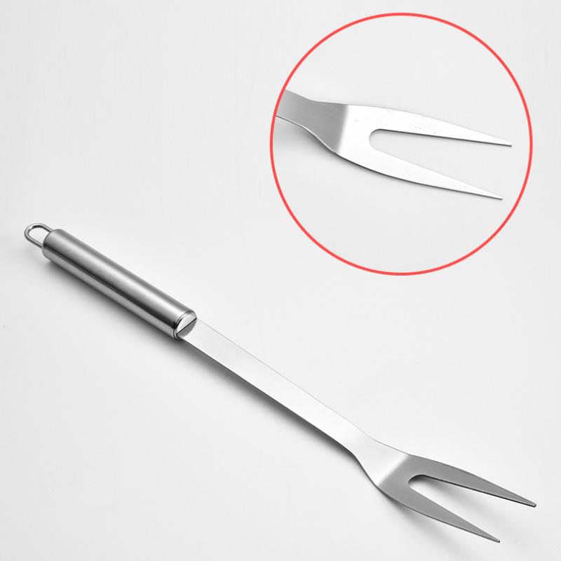10 шт./компл. набор инструментов для барбекю из нержавеющей стали, лопатка, вилка, щипцы, нож, щетка, шампуры, принадлежности для гриля для барбекю, набор инструментов для приготовления пищи на открытом воздухе
