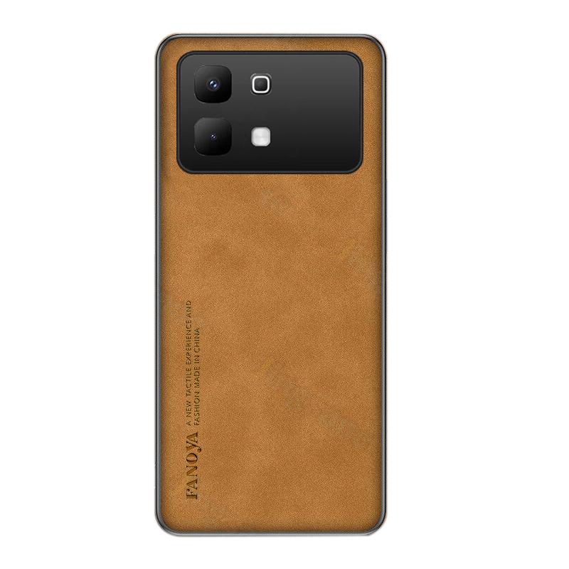 Для infinix Note 60 Ultra Чехол Матовый Мягкий Винтажная Кожа Противоударный для infinix Note60 Ultra Задняя Крышка