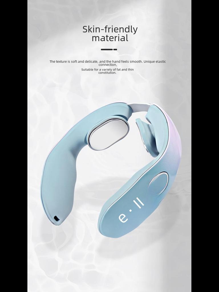 Портативный электрический шейный массажер с импульсом и подогревом для расслабления шеи и плеч