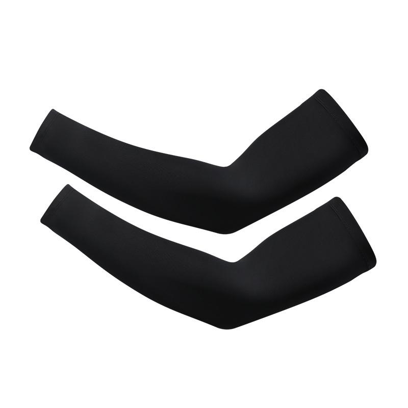 Sun Protection Ice Silk Sleeves: Unisex Summer Driving, Sports, Cycling, and Fishing Sleeves in Solid Colors.