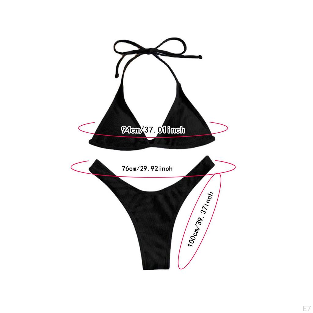 Bikini Set Fashion Swimsuit for Water Activities Travel Spas Party