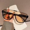 Designer Goggle Shades Monoblock Oversized Sun Glasses Semi-round Sunglasses  for Women & Men