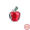 925 Silver Heart Christmas Hat Socks House Tree Apple Ice Crystal Snow Winter Beads Fit Original  Charms Bracelet Jewelry