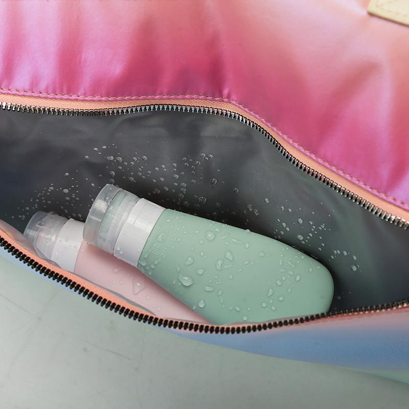 Gradient Fitness Bag Dry and Wet Separation Yoga Bag Large Capacity Travel Bag Separation Shoes Bags