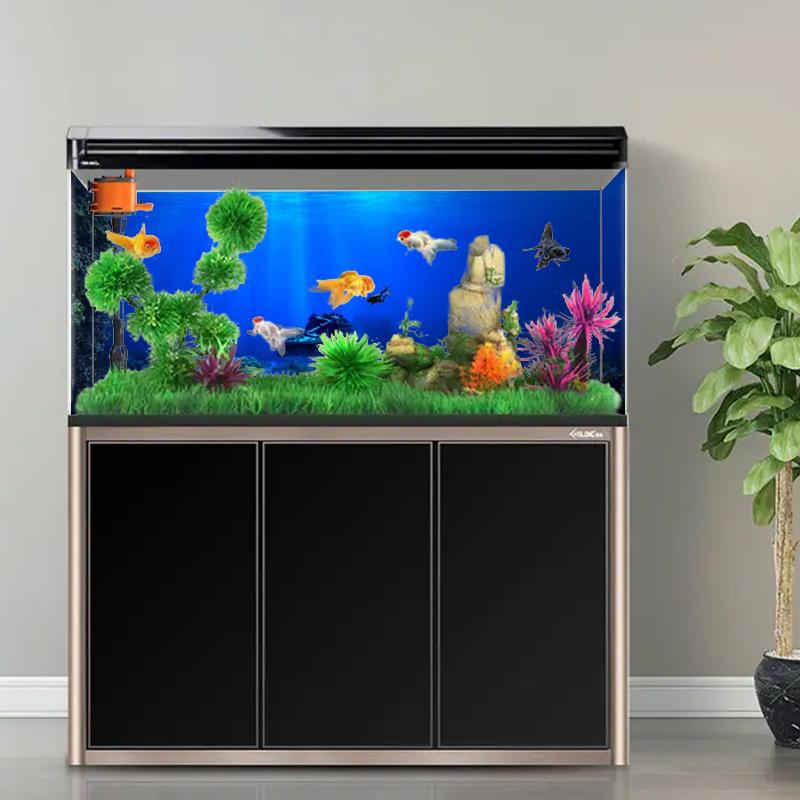Fish Tank Background Decorative Painting Plants Hd Aquarium Landscape Sticker