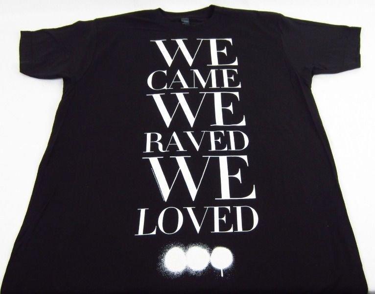 НОВАЯ Мужская Черная Футболка Swedish House Mafia We Came We Raved We Loved Размер L XL Унисекс