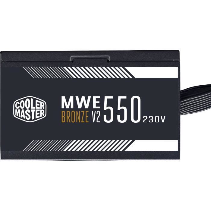 Alimentation PC - COOLER MASTER - MPE-5501-ACABW-BEU - MWE 550W V2 - 80+ BRONZE - 550 W