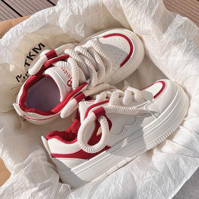 Маленькие белые туфли женские новые осенние и зимние женские туфли корейские туфли женские универсальные нишевые оригинальные спортивные сноуборд-туфли