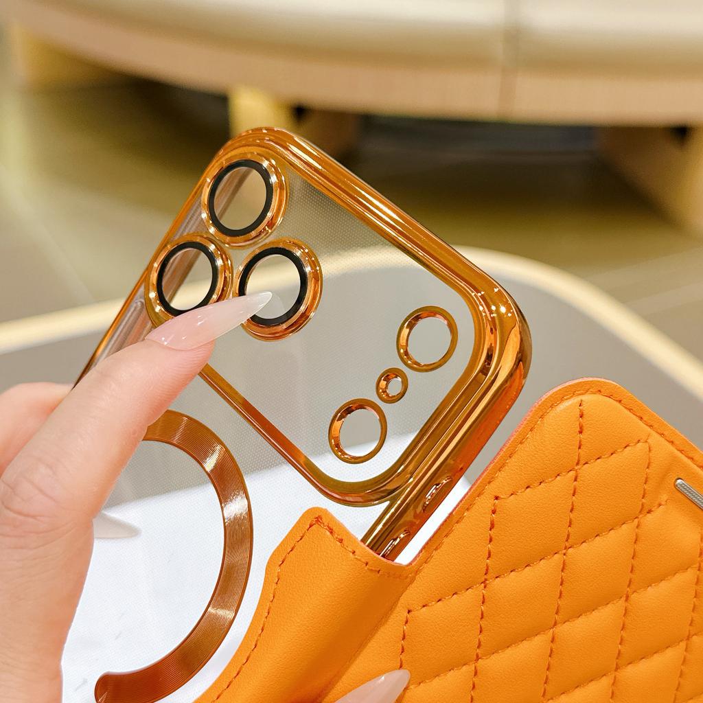 Чехол-книжка с покрытием, прозрачный, магнитный, складной, кожаный, кошелек, для iPhone 17 Air 16 Pro Max, магнитный, 15 14 13 12 11 Pro, слот, карман, держатель, чехол