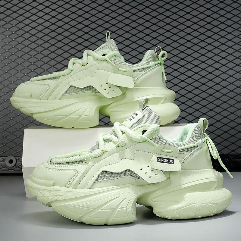 Модная мужская повседневная обувь на платформе с толстой подошвой, кроссовки для мужчин, мужская обувь для ходьбы, мужская модная повседневная обувь, кроссовки для тренировок