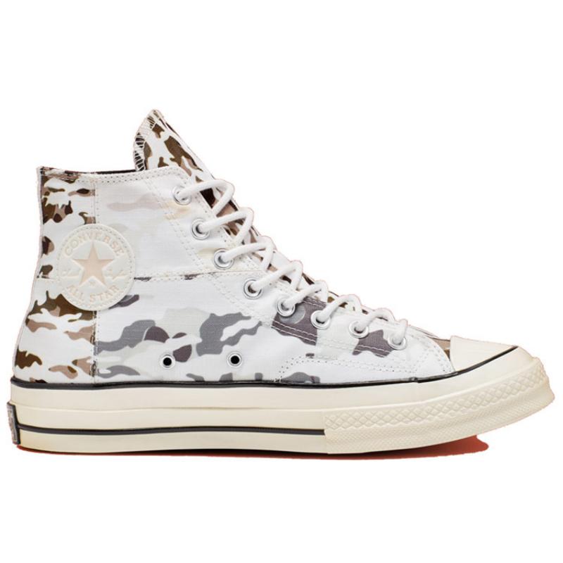Converse Chuck 70 Hi Круглый носок Шнуровка Высокие эспадрильи Унисекс Белый