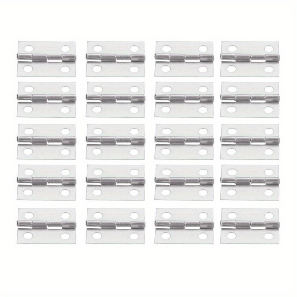 50 шт. крошечные металлические петли для дома 1/12, миниатюрная фурнитура для корпусной мебели для шкафов 10 х 8 мм, домашняя фурнитура