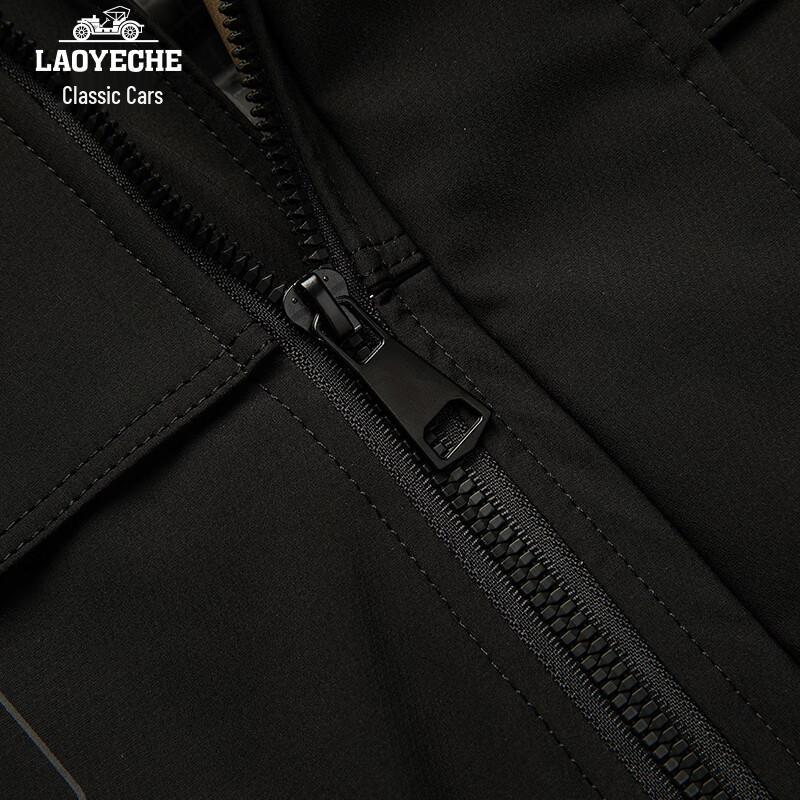 LAOYECHE Мужская хлопковая куртка средней длины с капюшоном и шелковым наполнителем