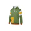 Retro Embroidered Logo Color Block Sports Hoodie Men Hoodies Dark-Green 534679-67