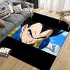 Dragon Ball Vegeta Theme Square Area Rug, Non-Slip Floor Mat for Home Office, Perfect Gift for Dragon Ball Fans.chl