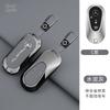 Leather Key Case Cover Keychain Protector Accessories For Mercedes Benz A B C E S R-Class C43 CLA GLB GLC GLK SLK SL Vito W20 LMNOP1